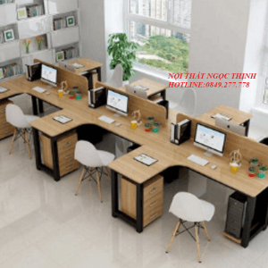 Cụm bàn làm việc chữ L