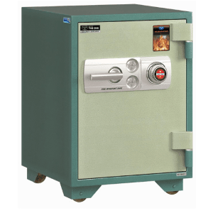 Fireproof security safe with lock