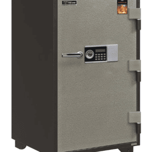 Gray safe with digital lock