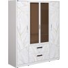 Tủ gia đình 04 cánh hiện đại