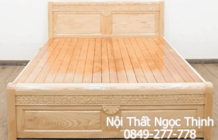 Giường ngủ đôi kích thước chuẩn GS03