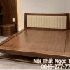 Giường ngủ gỗ sồi đẹp tư nhiên GS08