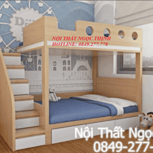 Giường tầng có cầu thang GT7006