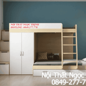 Giường tầng kèm tủ áo tại Đồng Nai GT7009