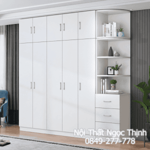 Tủ áo màu trắng sang trọng TA0414