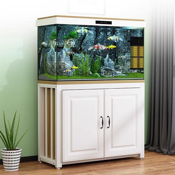 Tủ để hồ cá kết hợp tủ sách TC107