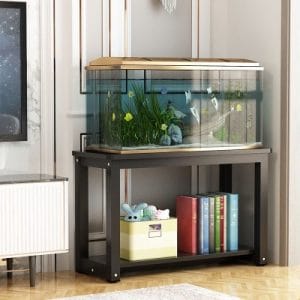 Tủ để bề cá phòng khách sang trọng TC111