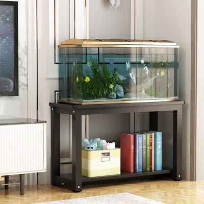 Tủ để bề cá phòng khách sang trọng TC111