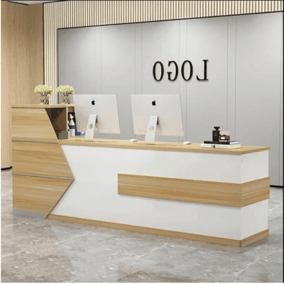 thiết kế quầy lễ tân theo yêu cầu – giá xưởng